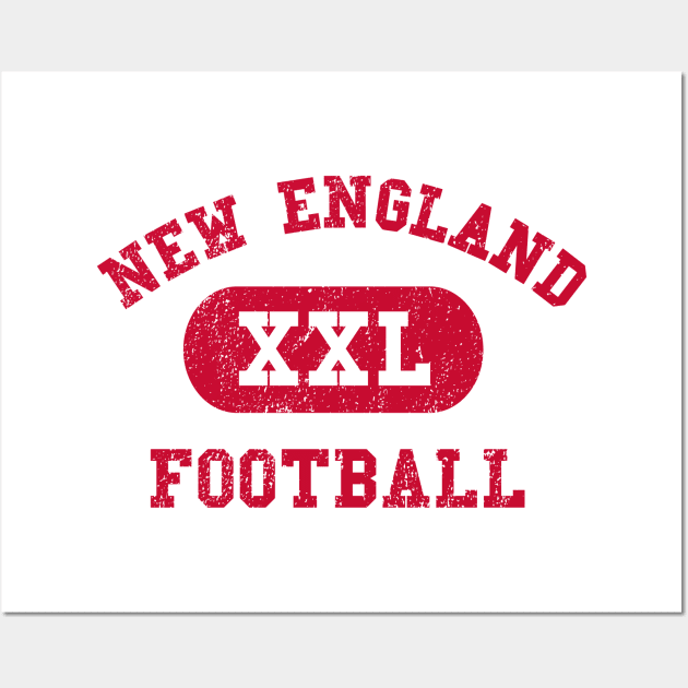 New England Football Wall Art by sportlocalshirts